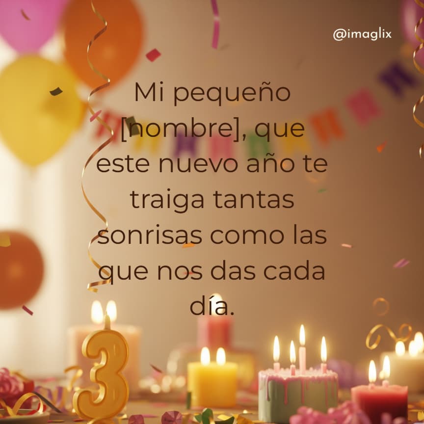 Frases de cumpleaños para mi hijo - 1