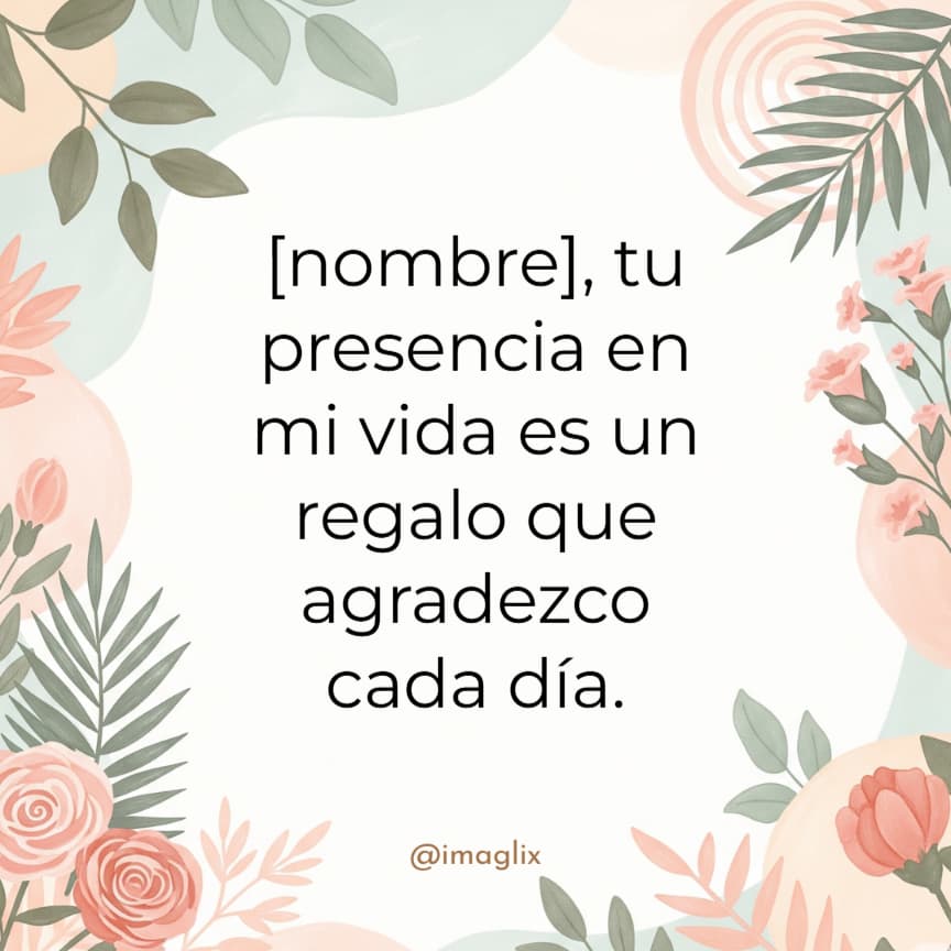 Feliz día del hombre frases bonitas​: NOMBRE, tu presencia en mi vida es un regalo que agradezco cada día.