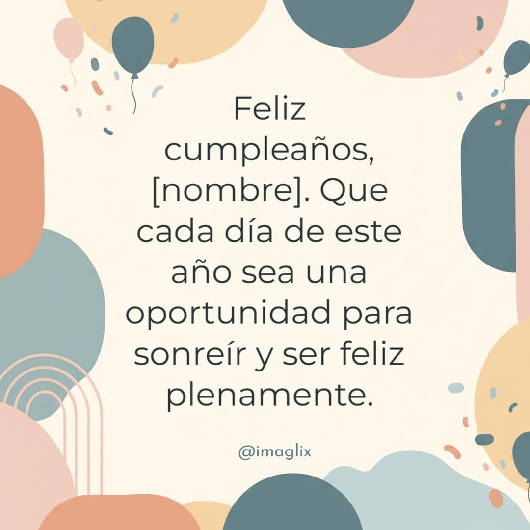 Feliz cumpleaños ahijada: Feliz cumpleaños, NOMBRE. Que cada día de este año sea una oportunidad para sonreír y ser feliz plenamente.