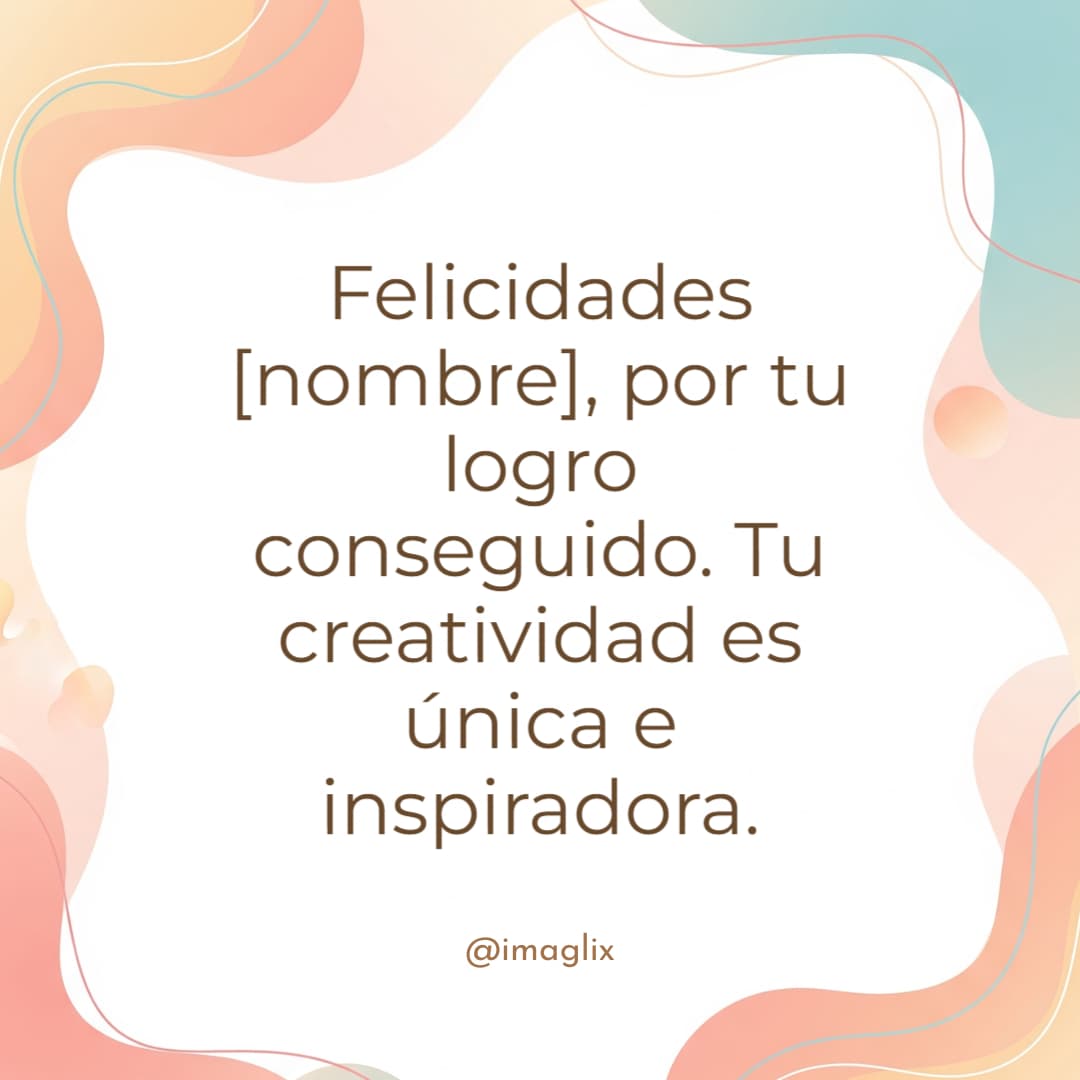Felicidades por tus logros - 3