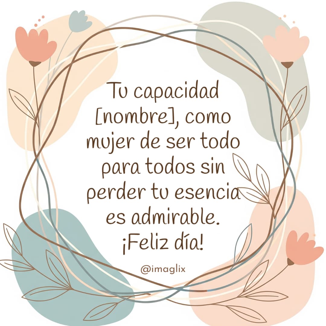 Feliz día de la mujer para una mamá - 2