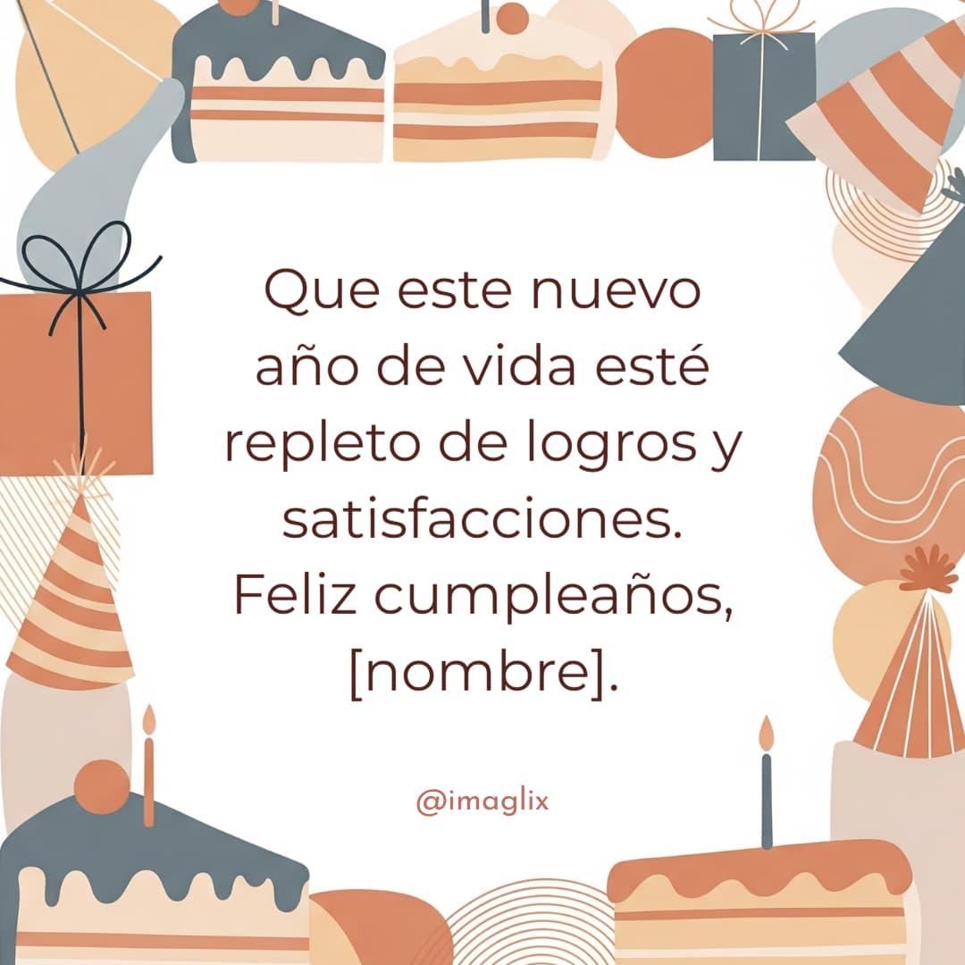 Feliz cumpleaños para tu jefe: Que este nuevo año de vida esté repleto de logros y satisfacciones. Feliz cumpleaños, NOMBRE.
